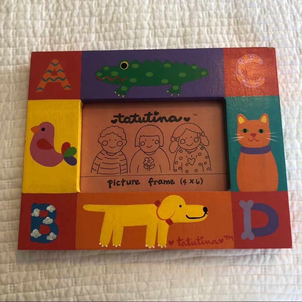 Hand Painted Kids Picture Frame